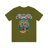 Funny Fitness Network Unisex Jersey Short Sleeve Tee
