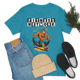 Funny Fitness Network Unisex Jersey Short Sleeve Tee