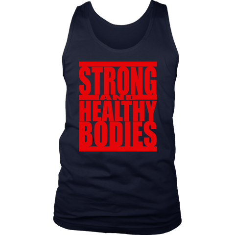 TN Strong and Healthy Bodies Red Tank - Tru Nobilis