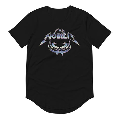 TN Metallic Men's Curved Hem T-Shirt