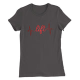 Lift Heartbeat Women’s Slim Fit T-Shirt - Tru Nobilis