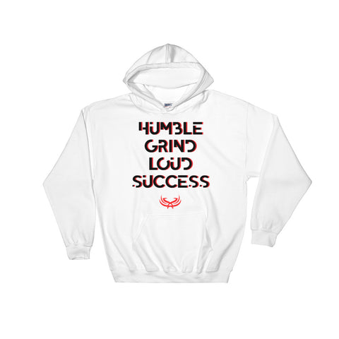 TN Humble Grind Remix White Hooded Sweatshirt - Tru Nobilis