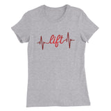 Lift Heartbeat Women’s Slim Fit T-Shirt - Tru Nobilis