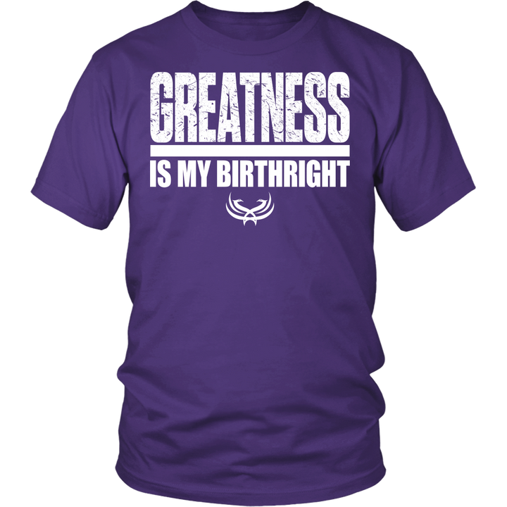 Greatness Is My Birthright District Unisex Shirt - Tru Nobilis