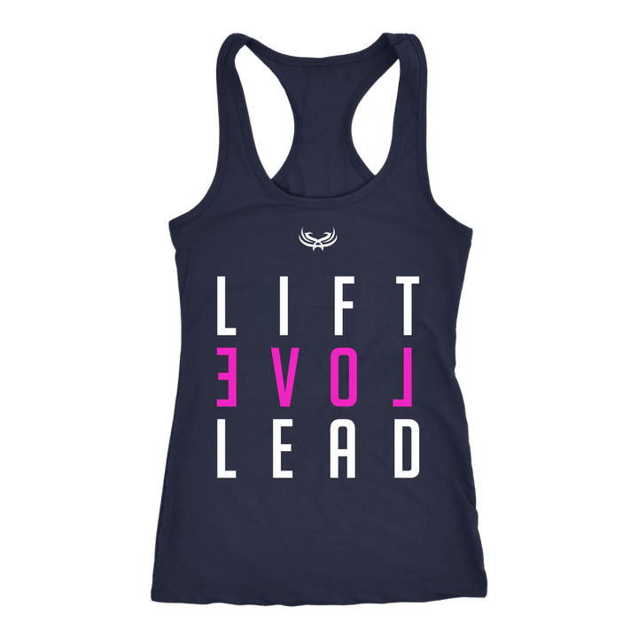 TN Lift Love Lead Next Level Racerback Tank - Tru Nobilis