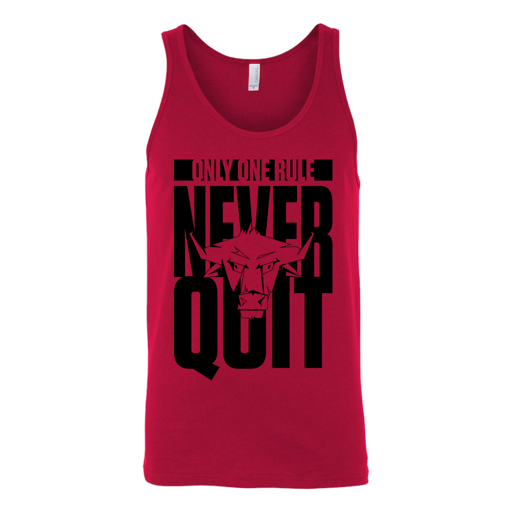 TN Never Quit Canvas Unisex Tank - Tru Nobilis