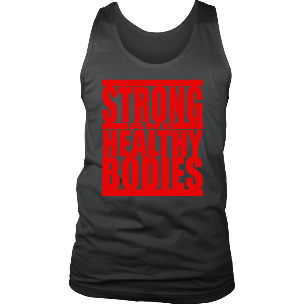 TN Strong and Healthy Bodies Red Tank - Tru Nobilis