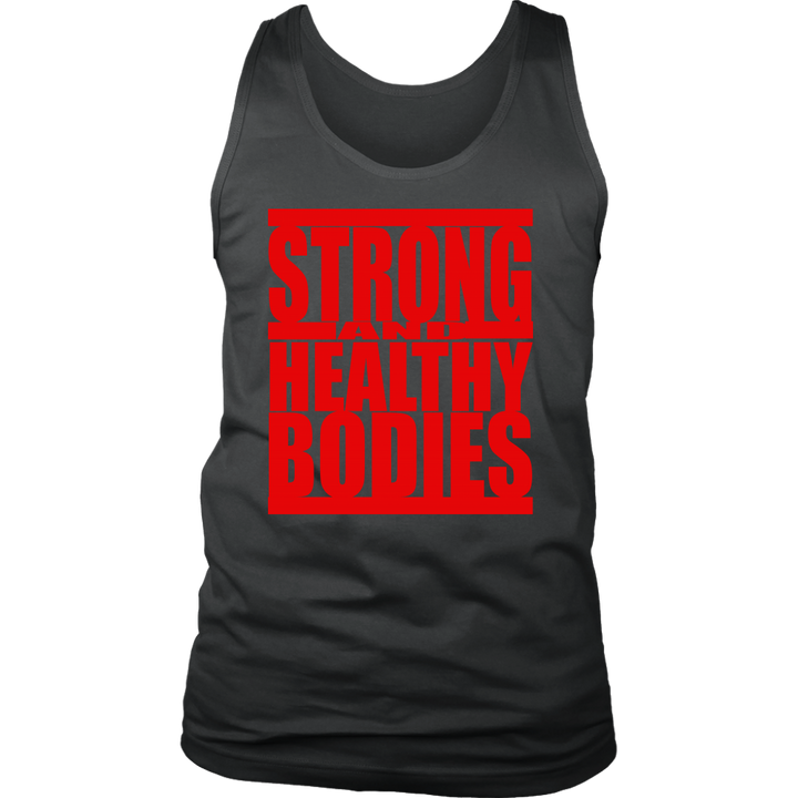 TN Strong and Healthy Bodies Red Tank - Tru Nobilis