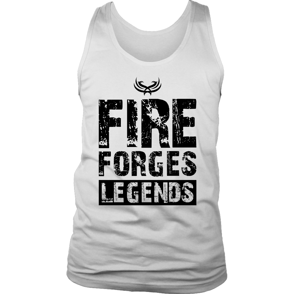 TN Fire Forges Legends Code Black District Mens Tank - Tru Nobilis