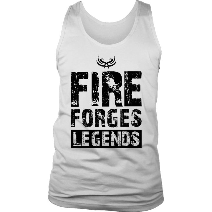 TN Fire Forges Legends Code Black District Mens Tank - Tru Nobilis