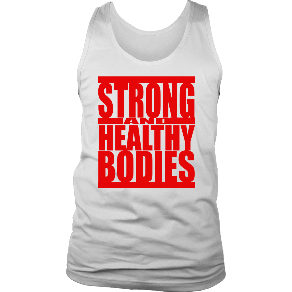 TN Strong and Healthy Bodies Red Tank - Tru Nobilis