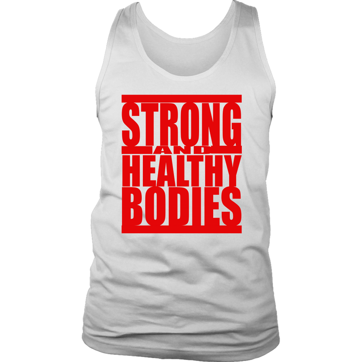 TN Strong and Healthy Bodies Red Tank - Tru Nobilis