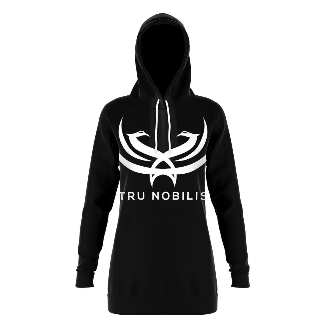 TN Classic Logo Women's Longline Gym Hoodie - Tru Nobilis