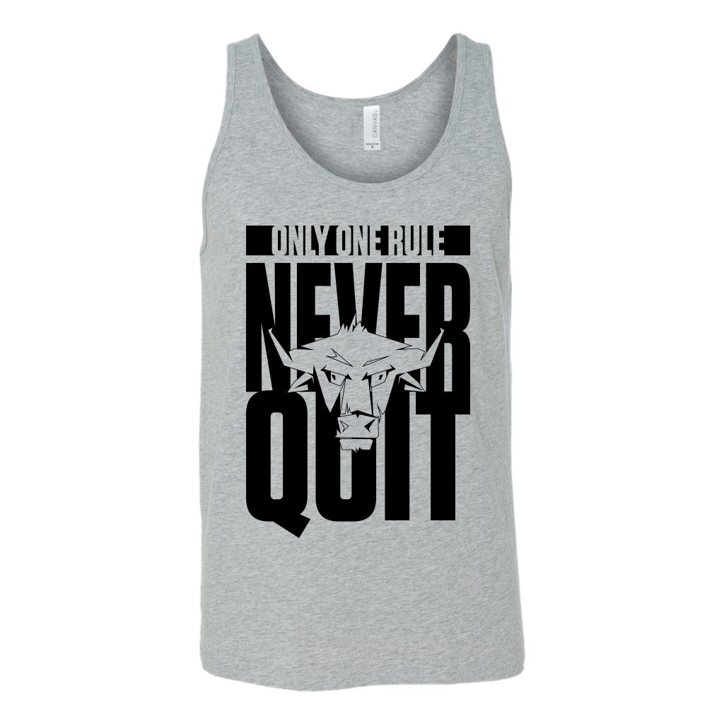 TN Never Quit Canvas Unisex Tank - Tru Nobilis