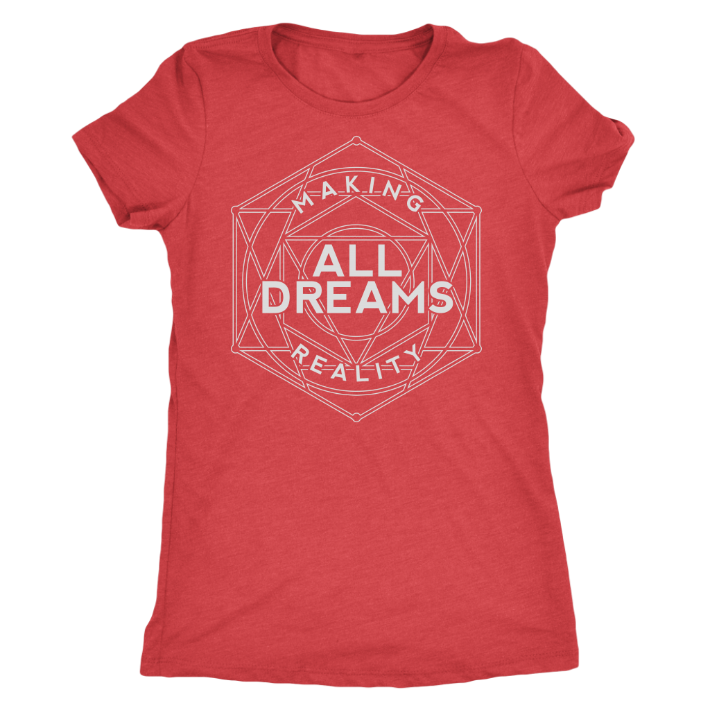 TN All Dreams Next Level Womens Triblend - Tru Nobilis