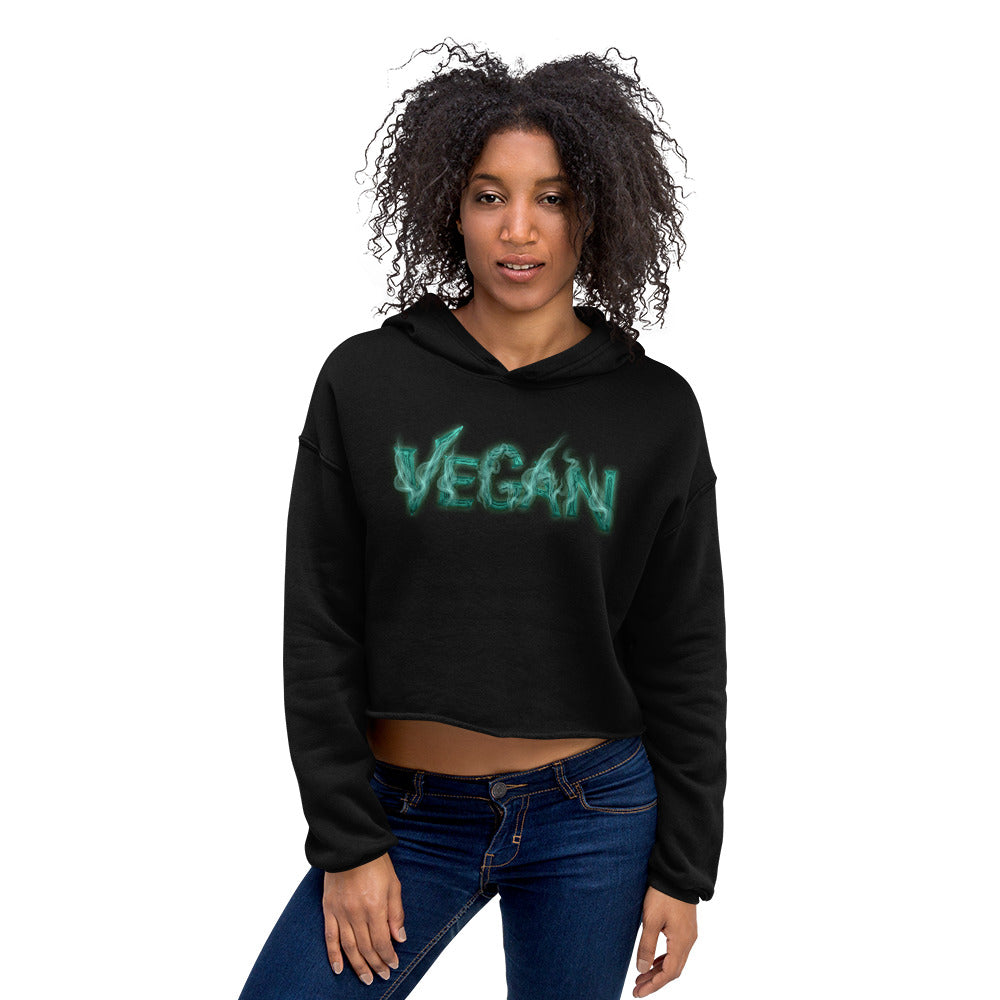 Vegan Venom Crop Hoodie - Tru Nobilis