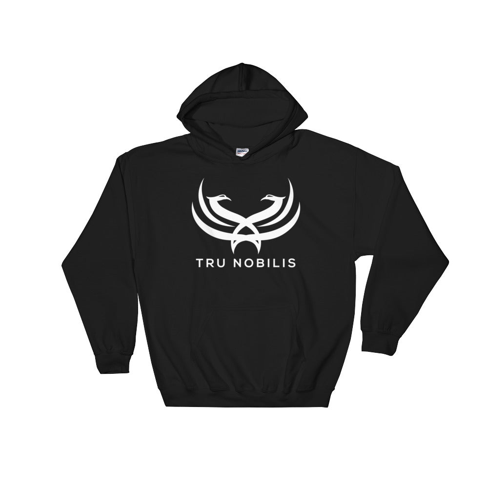 Tru Nobilis White Emblem Hooded Sweatshirt - Tru Nobilis