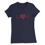 Lift Heartbeat Women’s Slim Fit T-Shirt - Tru Nobilis