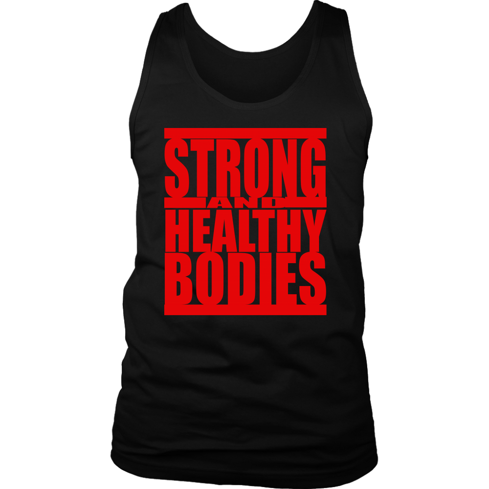 TN Strong and Healthy Bodies Red Tank - Tru Nobilis