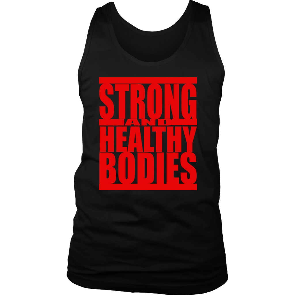 TN Strong and Healthy Bodies Red Tank - Tru Nobilis