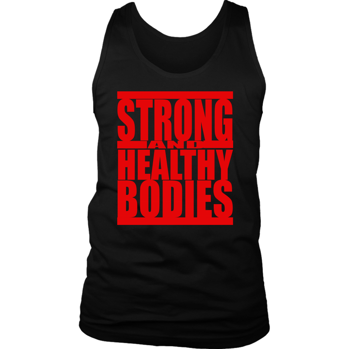 TN Strong and Healthy Bodies Red Tank - Tru Nobilis