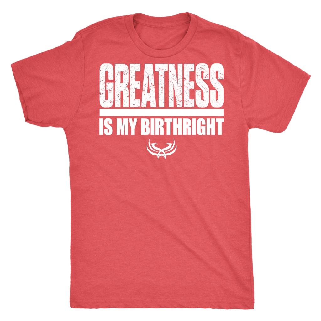 TN Greatness Is My Birthright Next Level Mens Triblend - Tru Nobilis