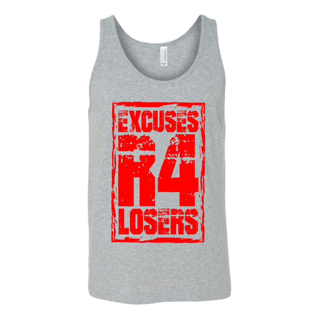 Excuses Are For Losers Canvas Unisex Tank - Tru Nobilis
