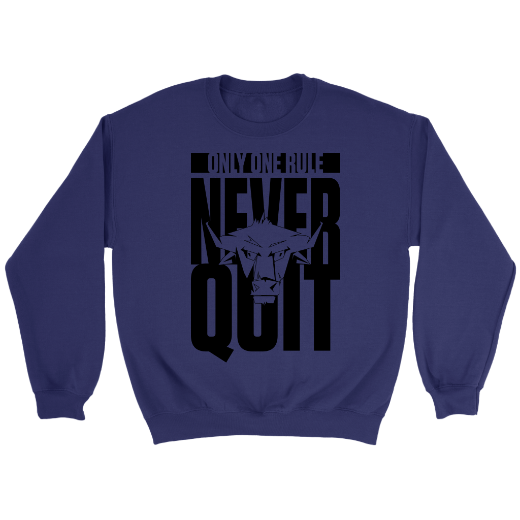 TN Never Quit Crewneck Sweatshirt - Tru Nobilis
