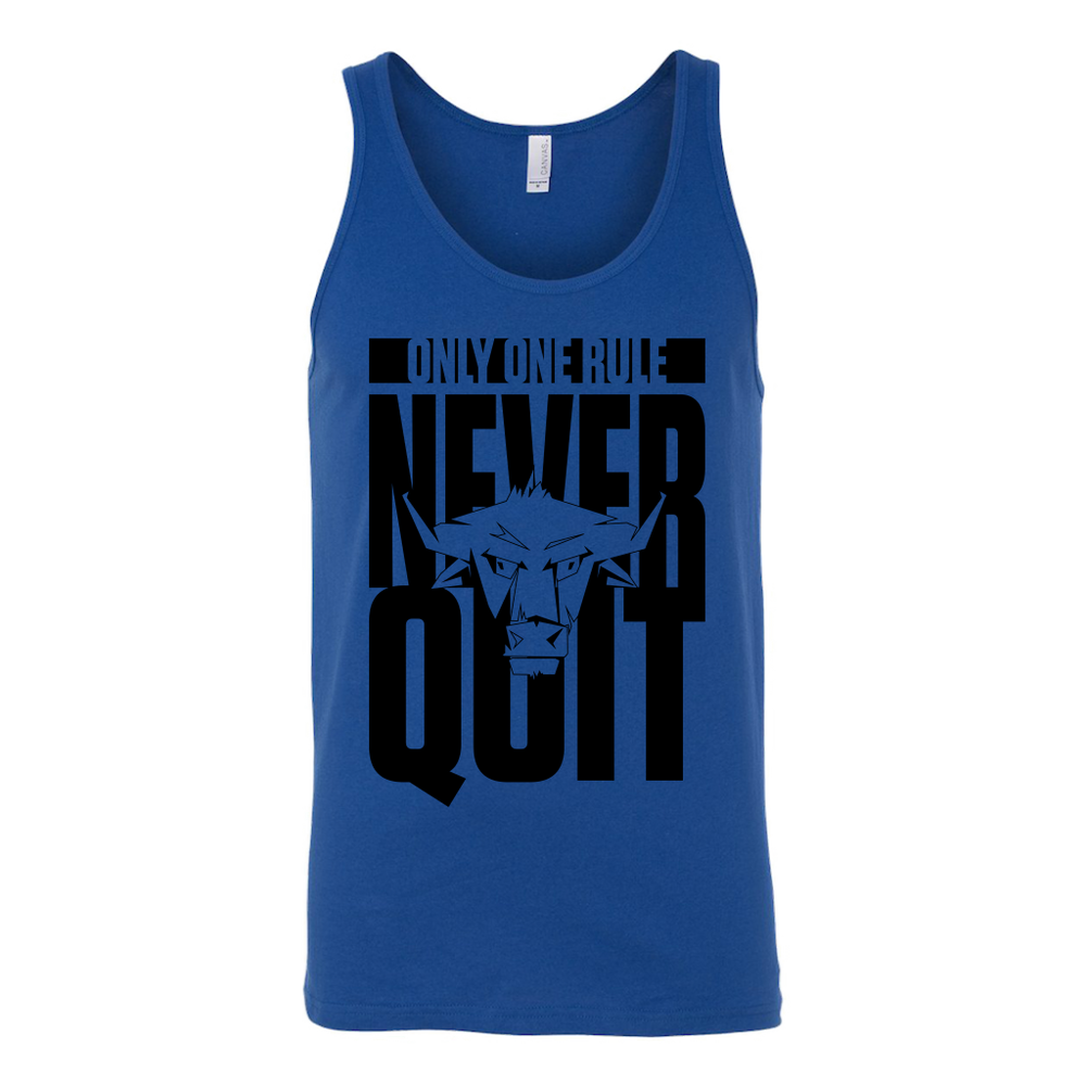 TN Never Quit Canvas Unisex Tank - Tru Nobilis
