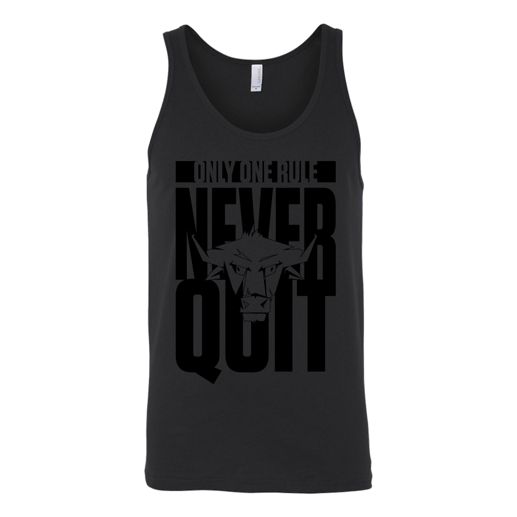 TN Never Quit Canvas Unisex Tank - Tru Nobilis