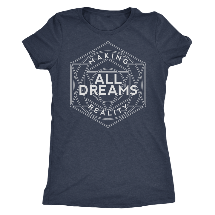 TN All Dreams Next Level Womens Triblend - Tru Nobilis